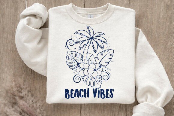 Beach Vibes: Tropical Design for Modern Apparel