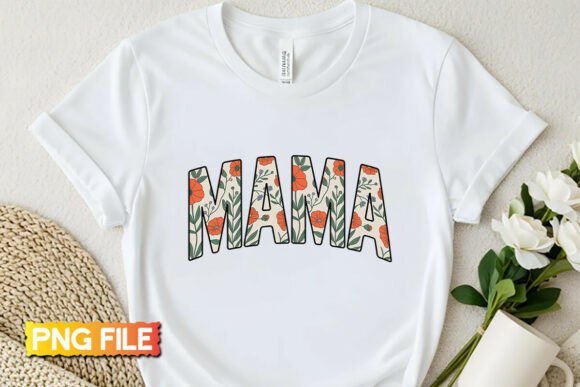 Boho Floral Mama Design for Mother's Day Projects