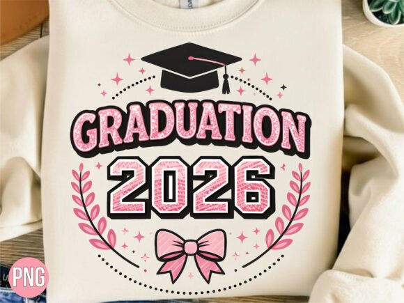 Coquette Pink Graduation 2026 Design PNG: A Fresh Asset for Modern Creators