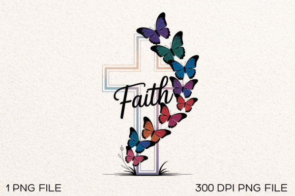 Elevate Your Creative Projects with Faith PNG Design