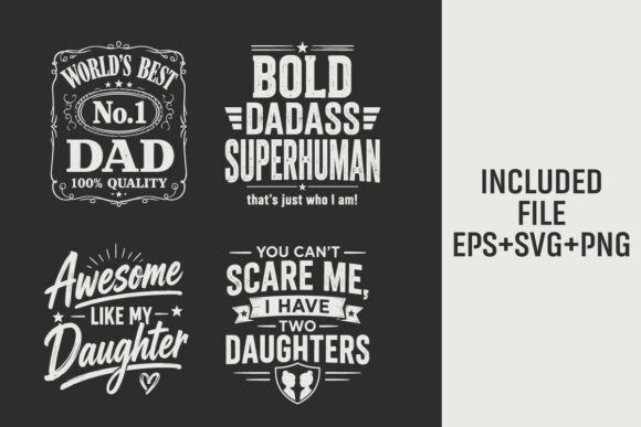Father Day Design Bundle: Soccer T-Shirt Graphics