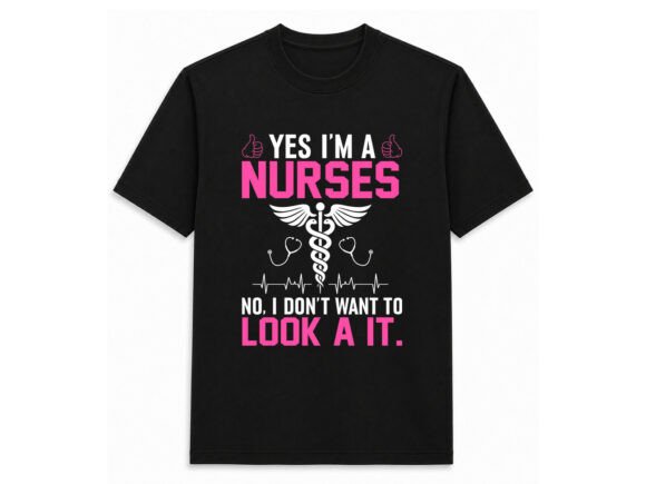 Funny Nurse Quote T-Shirt Design: A Sarcastic SVG for Healthcare Heroes