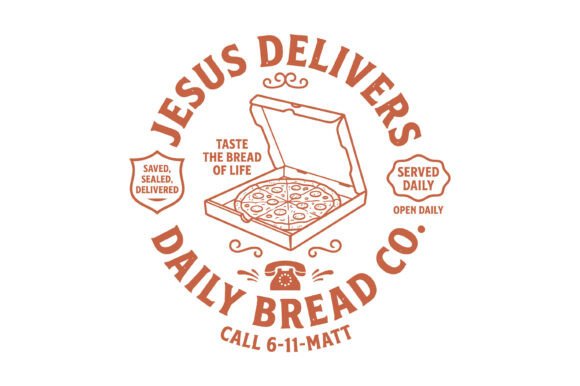 Jesus Delivers: A Faith-Inspired Graphic for Modern Brands