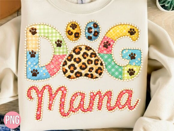Leopard Dog Mama Paw Print Design: A Creative Asset