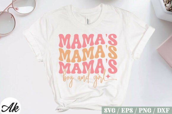 Mamas Boy and Girl SVG Design: Creative Applications