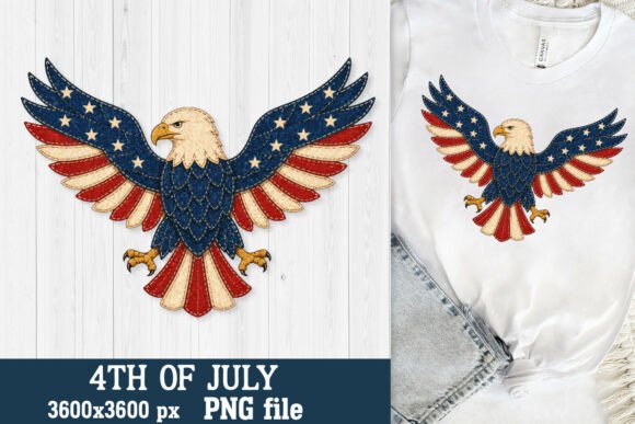 Patriotic Patchwork: A Designer's Guide to Eagle PNGs