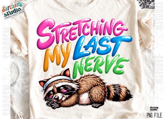 Witty Raccoon Design: A Versatile Graphic Asset